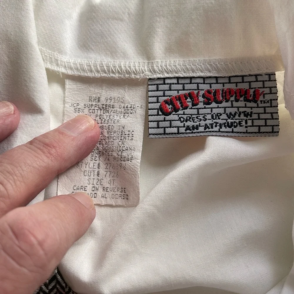 City Supply shirt, vest, and tie